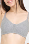 Rosaline Cyber Grove Double Layered Non Wired 3/4th Coverage T-Shirt Bra (Pack of 2) - Multicolor — thumbnail 9